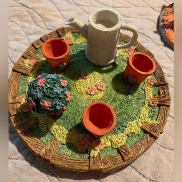 EUC vintage Enesco Mary Rhyner collectible miniature tea sets! 7 sets 40 PIECES! - Picture 15 of 16